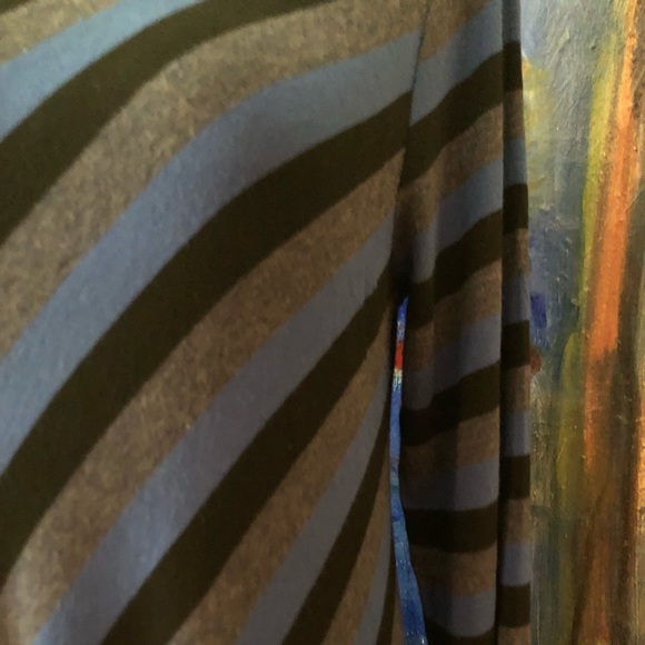 Ella Moss asymmetrical V tunic -long sz medium - Picture 4 of 8